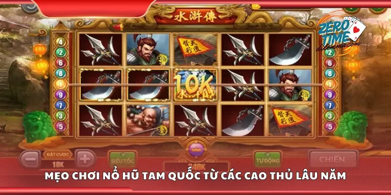 Mẹo chơi nổ hũ tam quốc tại Sunwin từ các cao thủ lâu năm