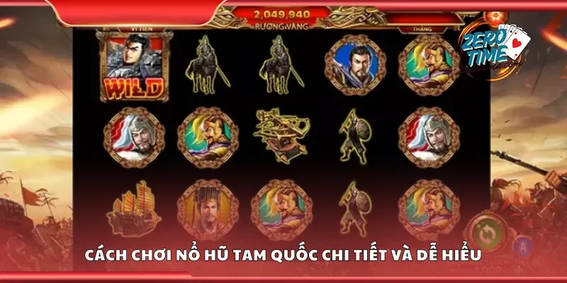 Cách chơi nổ hũ tam quốc chi tiết và dễ hiểu