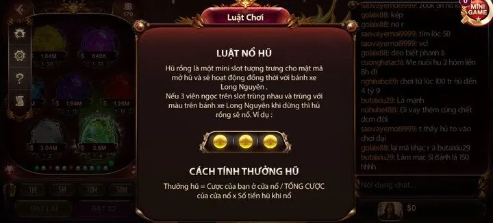 Hướng dẫn cách chơi game Sun rồng Sunwin
